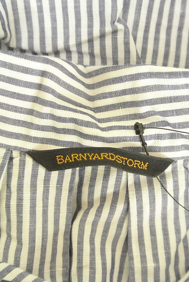 BARNYARDSTORM（バンヤードストーム）の古着「抜き襟ストライプカットソー（カットソー・プルオーバー）」大画像６へ