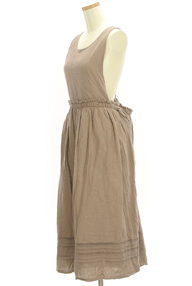 SM2（サマンサモスモス）の古着「裾刺繍レースロングジャンパースカート（キャミワンピース）」大画像３へ