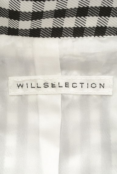 WILLSELECTION（ウィルセレクション）の古着「ベルト付きギンガムチェック柄ロングトレンチコート（トレンチコート）」大画像６へ