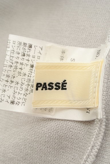 LAISSE PASSE（レッセパッセ）の古着「ファー付きリブニット＋膝丈スカート（セットアップ（ジャケット＋スカート））」大画像６へ