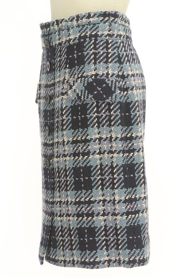 Rirandture（リランドチュール）の古着「膝丈チェック柄ウールタイトスカート（スカート）」大画像３へ