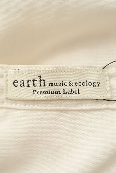 earth music&ecology（アースミュージック＆エコロジー）の古着「ノーカラーロングブラウス（ブラウス）」大画像６へ