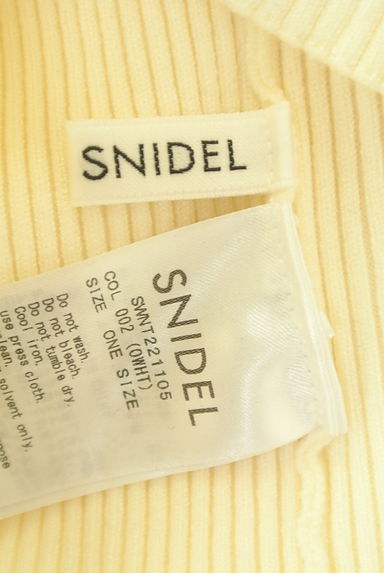 Snidel（スナイデル）の古着「ふんわりシフォン切替リブニット（ニット）」大画像６へ