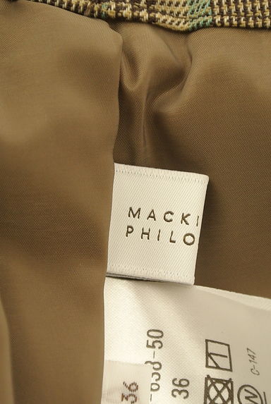 MACKINTOSH PHILOSOPHY（マッキントッシュ フィロソフィー）の古着「グレンチェック柄センタープレステーパードパンツ（パンツ）」大画像６へ