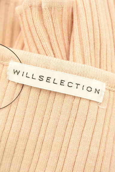 WILLSELECTION（ウィルセレクション）の古着「花刺繍リブニット（ニット）」大画像６へ