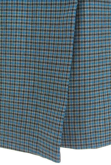 NATURAL BEAUTY BASIC（ナチュラルビューティベーシック）の古着「チェック柄膝下巻きスカート（スカート）」大画像５へ