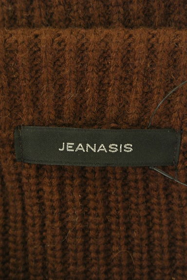 JEANASiS（ジーナシス）の古着「ケーブル編みモックネックニット（セーター）」大画像６へ