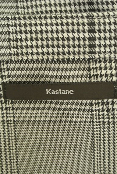 Kastane（カスタネ）の古着「ペプラムグレンチェックカットソー（ブラウス）」大画像６へ