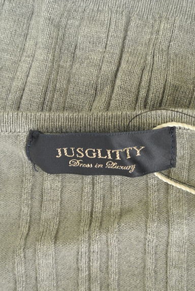JUSGLITTY（ジャスグリッティー）の古着「フラワー刺繡リブニット（ニット）」大画像６へ