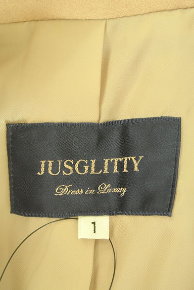 JUSGLITTY（ジャスグリッティー）の古着「フェイクスエードライダーズジャケット（ブルゾン・スタジャン）」大画像６へ