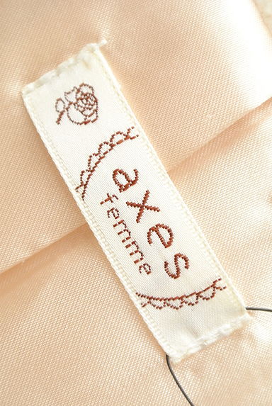 axes femme（アクシーズファム）の古着「ベルト付きファー襟ロングコート（コート）」大画像６へ