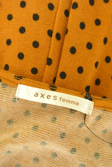 axes femme（アクシーズファム）の古着「ベルト付きドット柄膝上ワンピース（ワンピース・チュニック）」大画像６へ