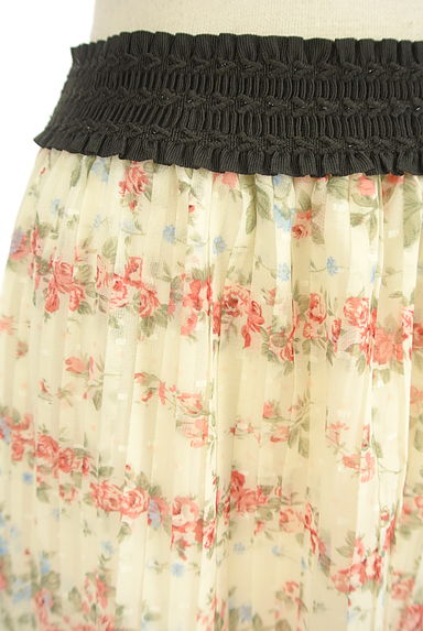 axes femme（アクシーズファム）の古着「花柄フェミニン膝上スカート（スカート）」大画像４へ