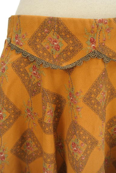 axes femme（アクシーズファム）の古着「花柄サーキュラーミニスカート（スカート）」大画像４へ