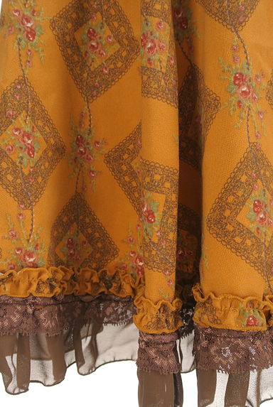 axes femme（アクシーズファム）の古着「花柄サーキュラーミニスカート（スカート）」大画像５へ
