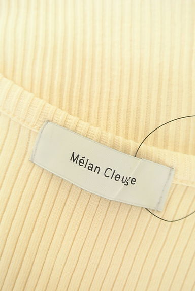Melan Cleuge（メランクルージュ）の古着「ヘンリーネックリブタンクトップ（キャミソール・タンクトップ）」大画像６へ