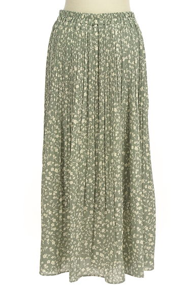 Melan Cleuge（メランクルージュ）の古着「小花柄プリーツロングスカート（ロングスカート・マキシスカート）」大画像２へ
