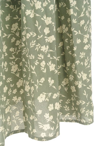 Melan Cleuge（メランクルージュ）の古着「小花柄プリーツロングスカート（ロングスカート・マキシスカート）」大画像５へ