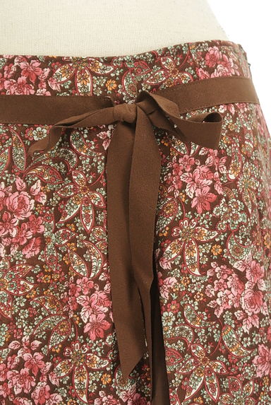 KATHARINE ROSS（キャサリンロス）の古着「ウエストリボン花柄膝下スカート（スカート）」大画像４へ