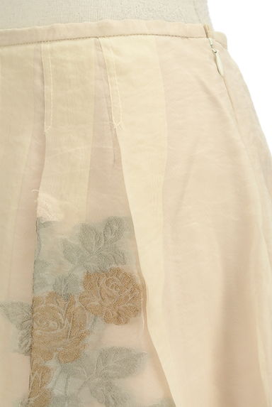 KATHARINE ROSS（キャサリンロス）の古着「花刺繍入り膝下フレアスカート（スカート）」大画像４へ