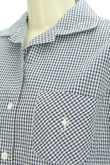 FUKUZO（フクゾー）の古着「七分袖シアサッカーシャツ（カジュアルシャツ）」大画像５へ