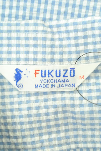 FUKUZO（フクゾー）の古着「ギンガムチェック柄七分袖シャツ（カジュアルシャツ）」大画像６へ