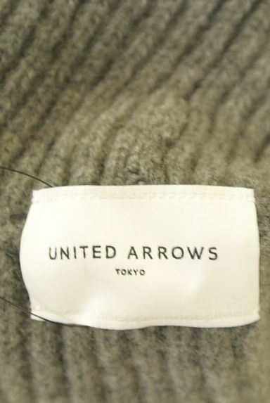 UNITED ARROWS（ユナイテッドアローズ）の古着「膝丈タートルネックリブニットワンピース（ワンピース・チュニック）」大画像６へ