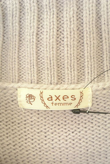 axes femme（アクシーズファム）の古着「レース袖タートルネックニット（セーター）」大画像６へ