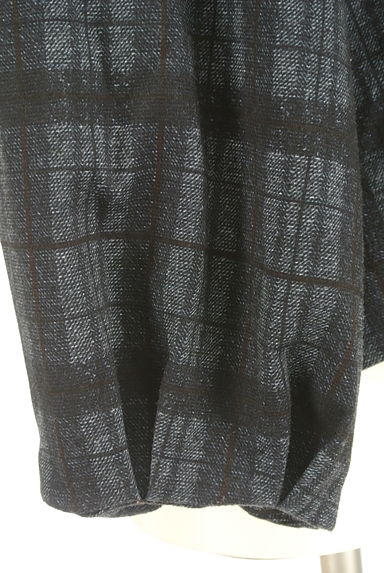 ATSURO TAYAMA（アツロウ　タヤマ）の古着「フロント起毛切替チェック柄カットソー（カットソー・プルオーバー）」大画像５へ