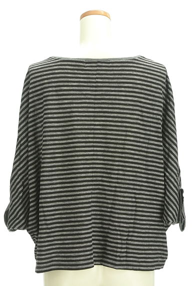 UNITED ARROWS（ユナイテッドアローズ）の古着「ボーダー柄ドルマンカットソー（カットソー・プルオーバー）」大画像２へ
