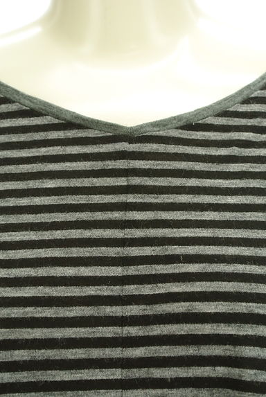 UNITED ARROWS（ユナイテッドアローズ）の古着「ボーダー柄ドルマンカットソー（カットソー・プルオーバー）」大画像４へ