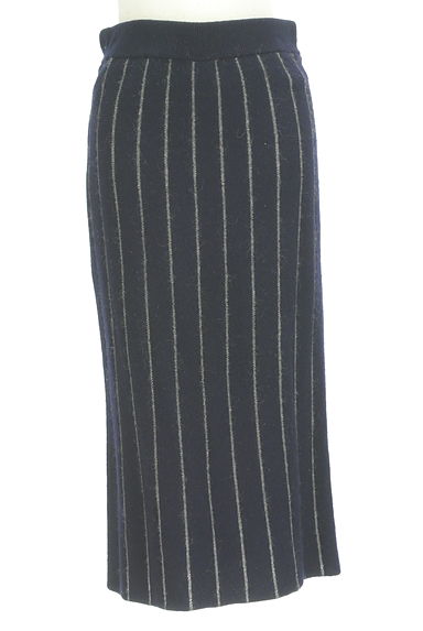 BARNYARDSTORM（バンヤードストーム）の古着「ストライプ柄ミモレニットスカート（スカート）」大画像１へ