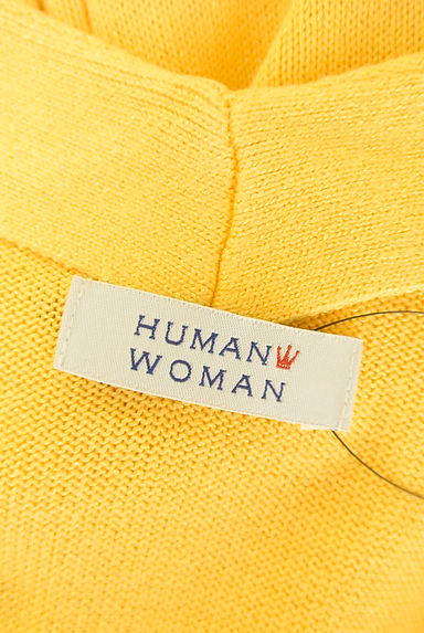 HUMAN WOMAN（ヒューマンウーマン）の古着「ドロップショルダーニットカーディガン（カーディガン・ボレロ）」大画像６へ