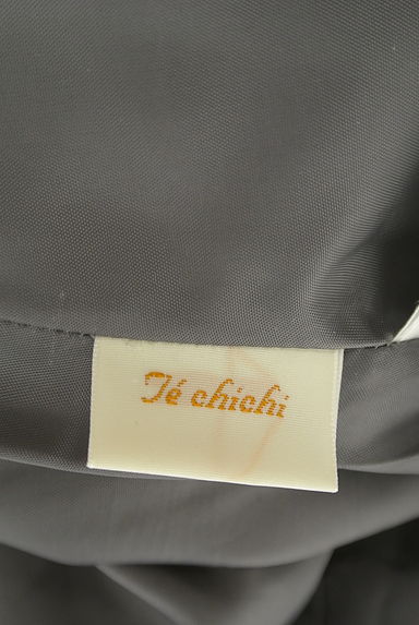 Te chichi（テチチ）の古着「チェック柄ウール混膝丈スカート（スカート）」大画像６へ