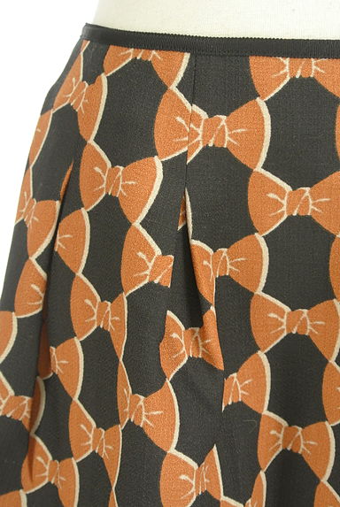 Couture Brooch（クチュールブローチ）の古着「リボン柄ミニスカート（ミニスカート）」大画像５へ