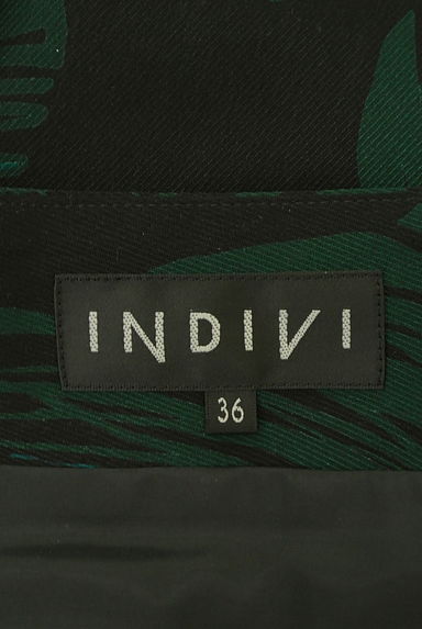 INDIVI（インディヴィ）の古着「ボタニカル柄膝丈スカート（スカート）」大画像６へ