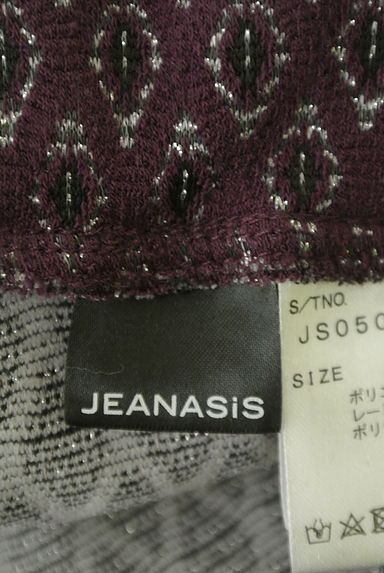 JEANASiS（ジーナシス）の古着「ダイヤ柄ニットパンツ（パンツ）」大画像６へ