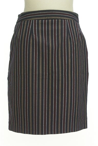 JEANASiS（ジーナシス）の古着「ストライプ柄タックミニスカート（スカート）」大画像２へ