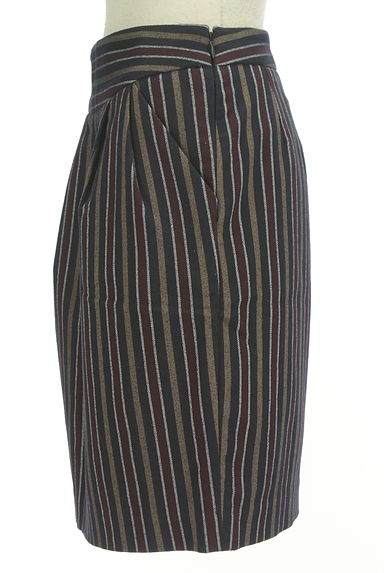JEANASiS（ジーナシス）の古着「ストライプ柄タックミニスカート（スカート）」大画像３へ
