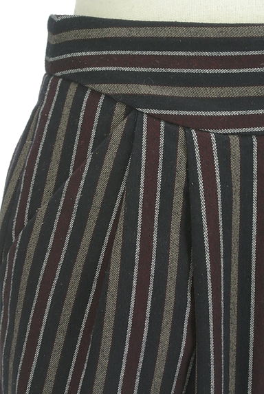 JEANASiS（ジーナシス）の古着「ストライプ柄タックミニスカート（スカート）」大画像４へ