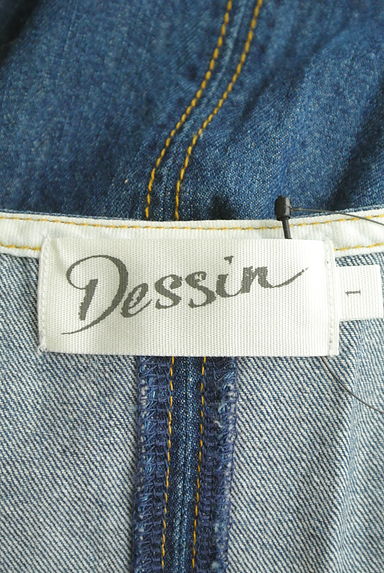 Dessin（デッサン）の古着「Iラインロングデニムワンピース（キャミワンピース）」大画像６へ