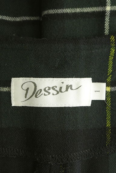 Dessin（デッサン）の古着「チェック柄ロングワンピース（キャミワンピース）」大画像６へ