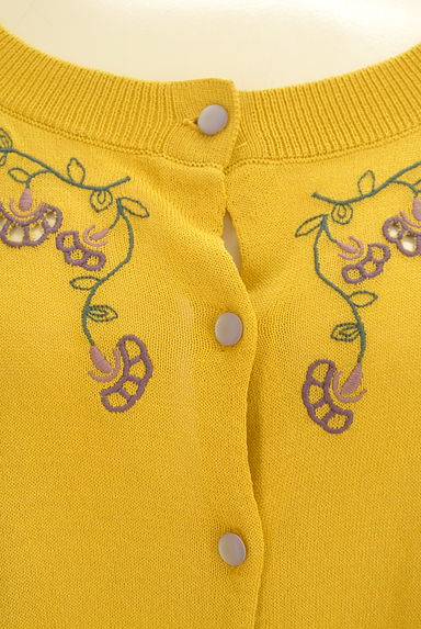 Jocomomola（ホコモモラ）の古着「刺繍入りニットカーディガン（カーディガン・ボレロ）」大画像４へ