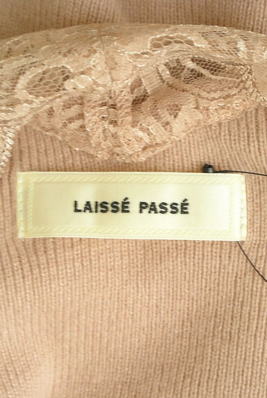 LAISSE PASSE（レッセパッセ）の古着「レース付Vネックニット（セーター）」大画像６へ