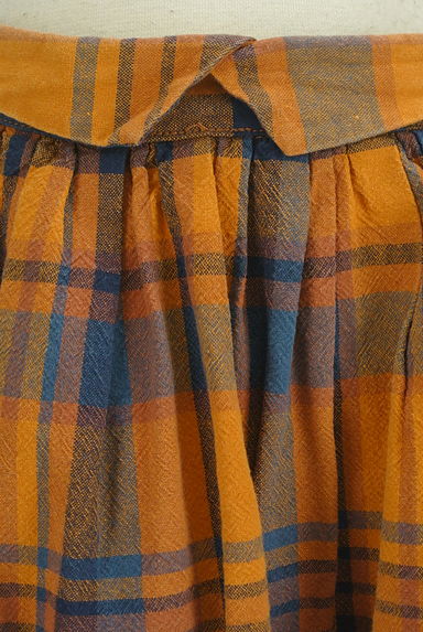 SM2（サマンサモスモス）の古着「チェック柄シアサッカー膝下スカート（スカート）」大画像４へ