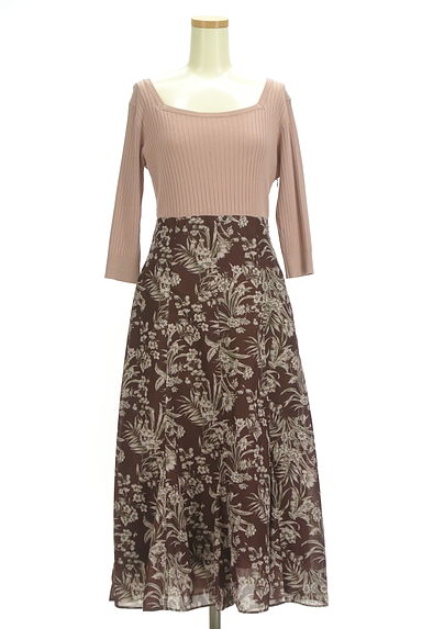 JILL by JILLSTUART（ジルバイジルスチュアート）の古着「バックレースアップロングワンピース（ワンピース・チュニック）」大画像１へ