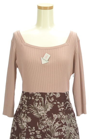 JILL by JILLSTUART（ジルバイジルスチュアート）の古着「バックレースアップロングワンピース（ワンピース・チュニック）」大画像４へ