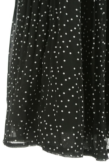 Melan Cleuge（メランクルージュ）の古着「ドットシフォンプリーツロングスカート（ロングスカート・マキシスカート）」大画像５へ