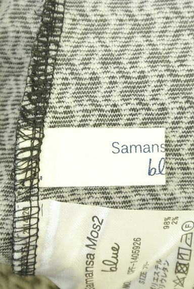 SM2（サマンサモスモス）の古着「幾何学模様ラメストレッチパンツ（パンツ）」大画像６へ