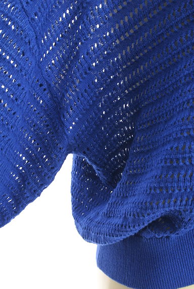 JEANASiS（ジーナシス）の古着「七分袖透かし編みニットカーディガン（カーディガン・ボレロ）」大画像５へ